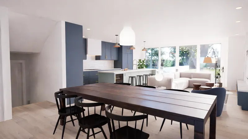 Islington Village House — dining table.