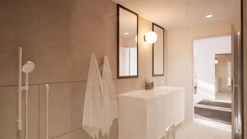 Islington Village House — ensuite.